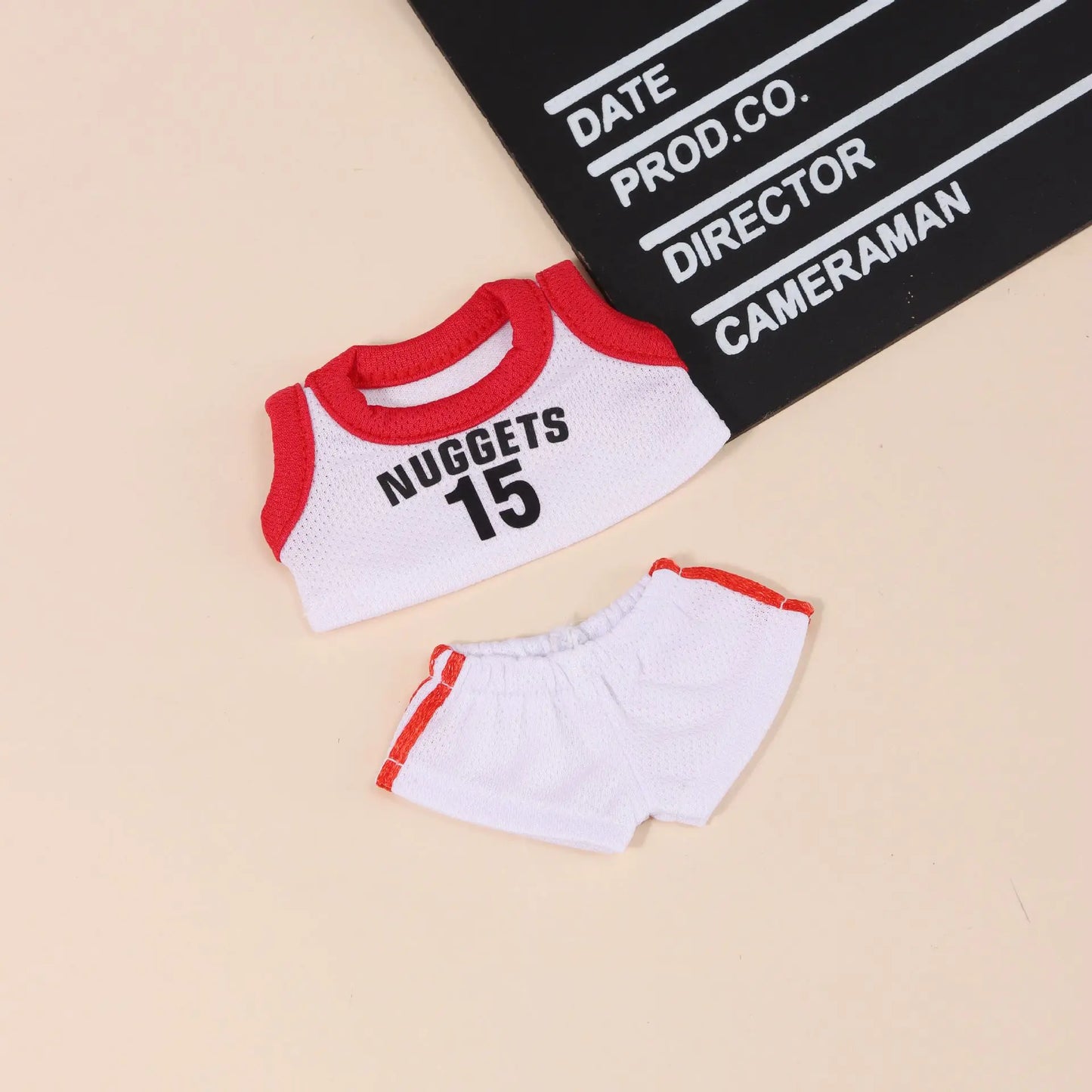 17cm Labubu Doll Clothes – First & Second Generation Basketball Outfit for Handmade Doll Gift