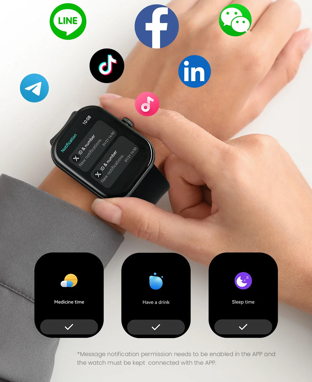HAYLOU Watch S6 Smartwatch — 2.01" HD Display, Bluetooth Voice Calls, IP68 Waterproof Fitness Tracker