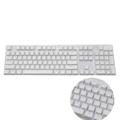 104PCS Universal Mechanical Keyboard Keycaps – Ergonomic Blank Replacement for Cherry MX Backlit Keyboards