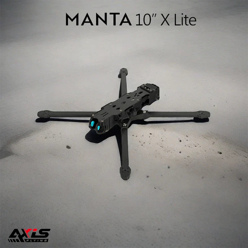 Axisflying Manta 10 X Lite 10-Inch FPV Drone — BNF Long Range Heavy Payload Cinematic Drone with 5.8G Analog VTX, 402mm Wheelbase
