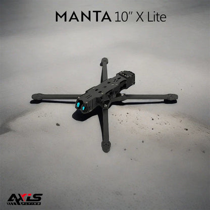 Axisflying Manta 10 X Lite 10-Inch FPV Drone — BNF Long Range Heavy Payload Cinematic Drone with 5.8G Analog VTX, 402mm Wheelbase