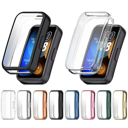TPU Soft Protective Case for Huawei Band 8 & 9 – Full Cover Screen Protector Bumper Smartwatch Accessory