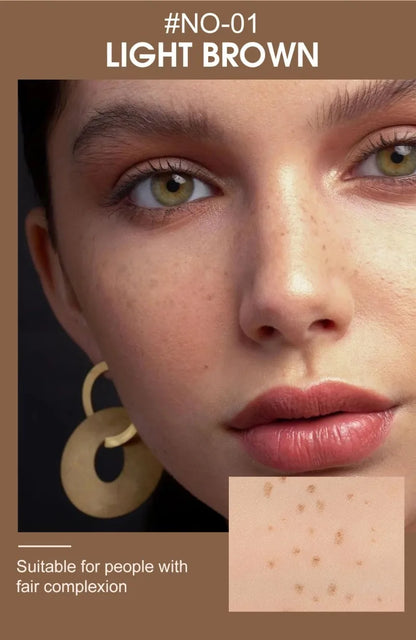 Face Fake Freckles Pen – Natural Waterproof Lifelike Dot Spot Makeup Tool for Long-Lasting Look