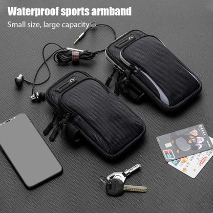 Universal Armband Sport Phone Case: Running Arm Holder for iPhone, Xiaomi, Huawei - Fits Phones Under 6.5" to 7.2
