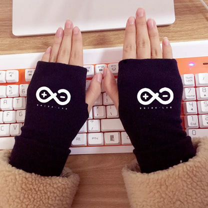 Anime Naruto Luminous Fingerless Gloves – Konoha Uchiha Itachi Cosplay Cotton Warm Wrist Gloves for Kids Christmas Gift