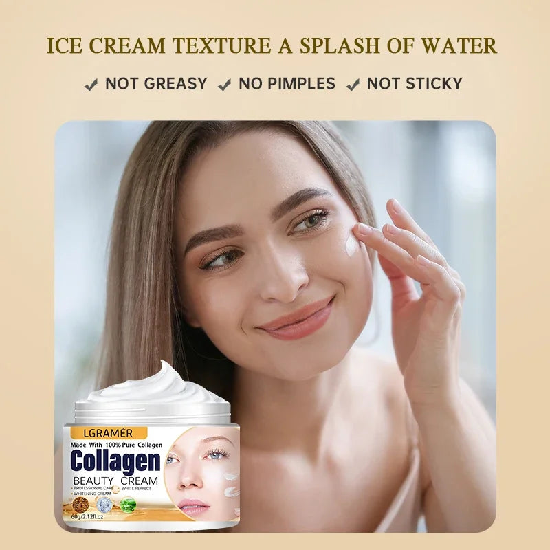 Anti-Wrinkle Eye & Face Cream – Anti-Aging, Lifting, Nourishing Moisturizer with Collagen Boost & Korean Essence