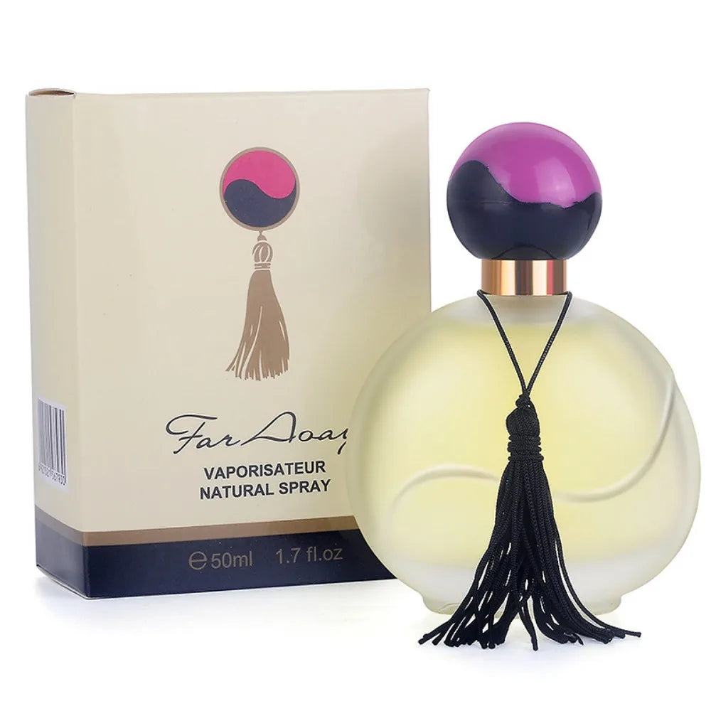 50ml Fresh Citrus Perfume for Women — Long-Lasting Light Orange Scent, High-End Fragrance