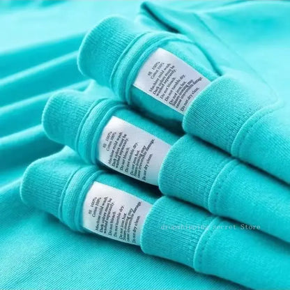 Unisex 400g Heavyweight Cotton T-Shirt - Loose-Fit Thick Short Sleeve Summer Tee