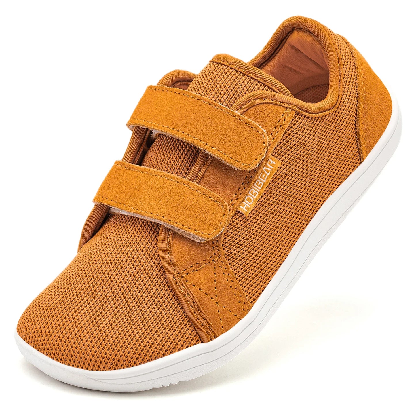 HOBIBEAR Kids Barefoot Sneakers – Lightweight Breathable Mesh Shoes with Hook & Loop, Wide Toe for Toddlers & Kids
