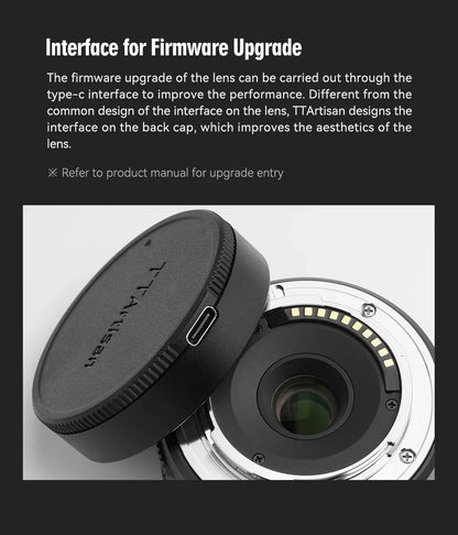 TTArtisan Auto Focus 27mm F2.8 Lens — APS-C STM for Fuji X, Fujifilm XF, Sony E, Nikon Z Mount (XA7, XT100)