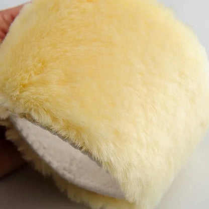 1 Pair Size 35-45 Thicken Thermal Insoles - Winter Plush Wool Warm Insoles for Men and Women, Natural Snow Boots Heating Insole