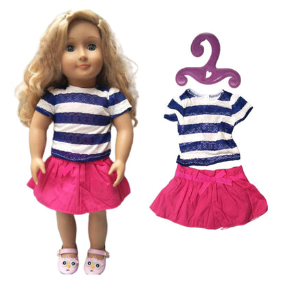 Baby Doll Bikini Outfit — Fits 43cm Born Bebe and 18-Inch American Dolls, Doll Clothes Set