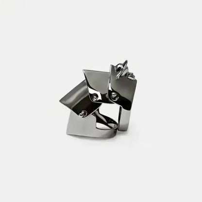 Anime Oosaki Nana Cosplay Metal Armor Ring – Rock Punk Style Movable Joint Jewelry for Unisex Gift