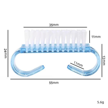 Nail Art Cleaning Brush - Soft Plastic Dust Removal Brush for Manicure Care