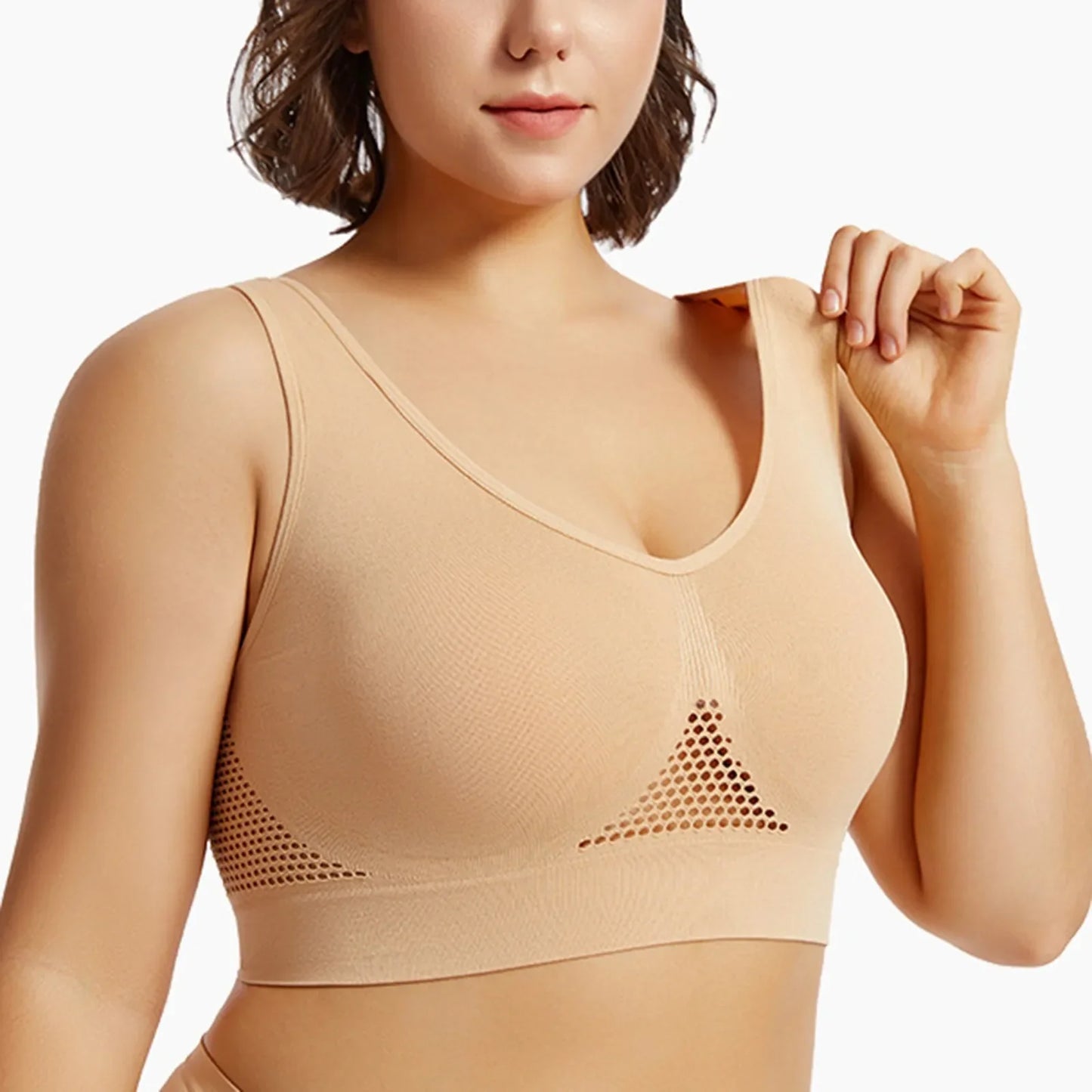 Women’s Shockproof Sports Bra — High-Support Running & Fitness Yoga Vest | Anti-Sag Soft Comfort