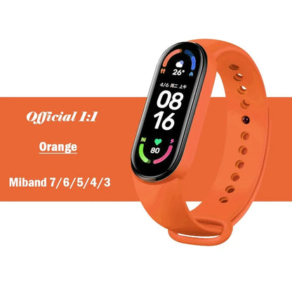 Silicone Strap for Xiaomi Mi Band 3-7 NFC – Sport Replacement Wristband Bracelet