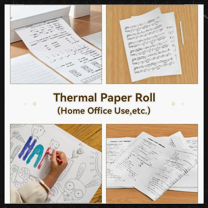 A4 Thermal Paper Roll – 210x30mm for A4 Wireless Bluetooth A40/X8 Printer