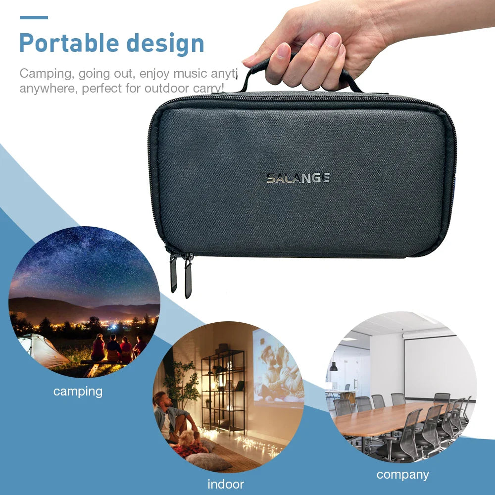 Salange HY320 Projector Storage Bag, Travel Carry Case with Zipper Protector, Compatible with HY320 and HY300 Projectors