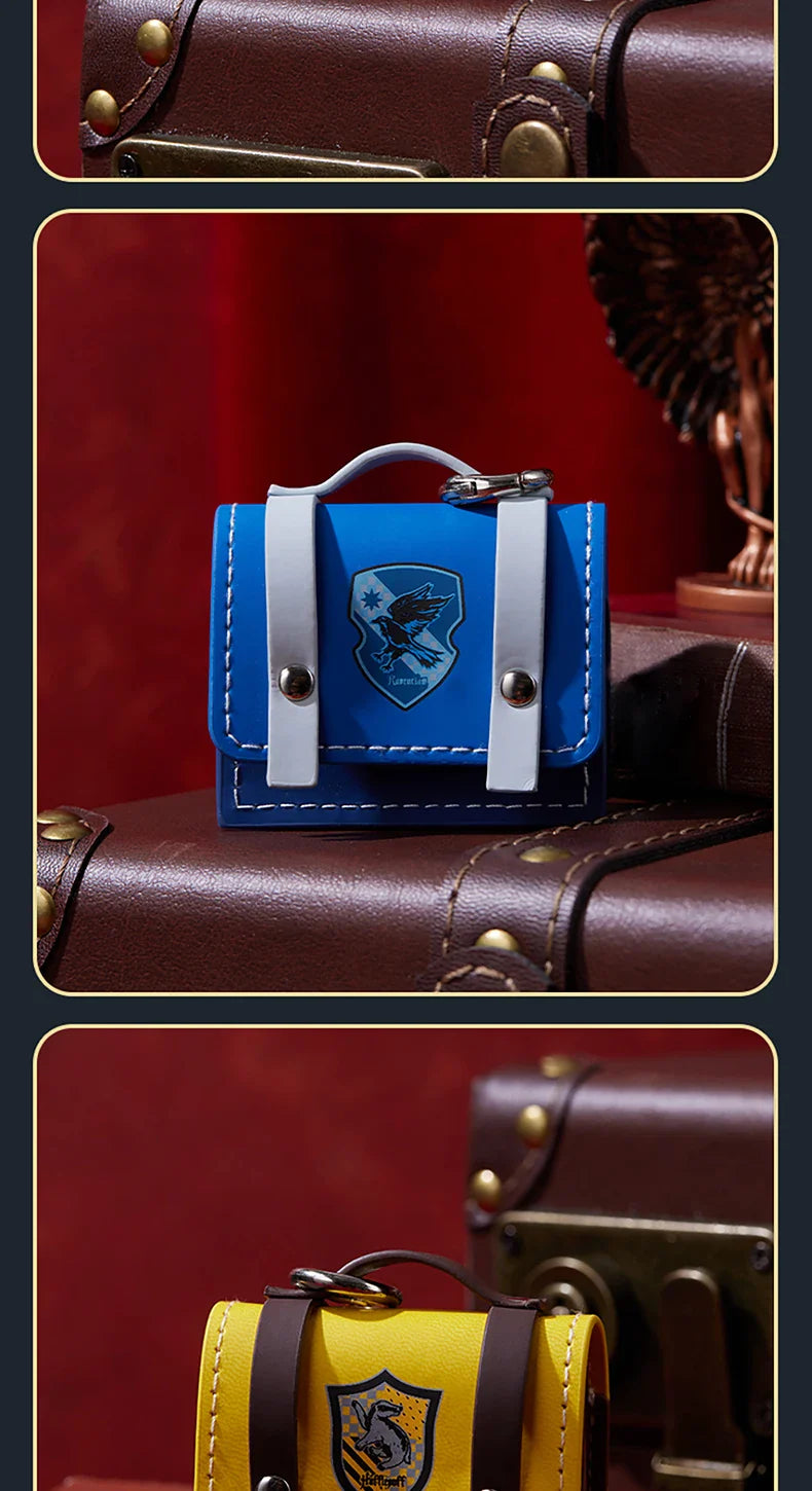 Harry Potter College Style Leather Bag – Portable Headset Protection & Storage Ba