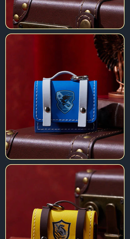 Harry Potter College Style Leather Bag – Portable Headset Protection & Storage Ba