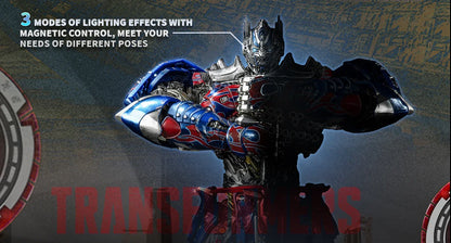 YOLOPARK Transformers Model – The Last Knight AMK PRO 20cm Optimus Prime Action Figure Toy for Boys & Men