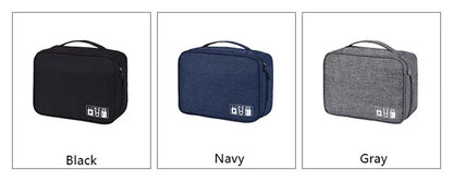 Waterproof Travel Cable Organizer Bag – Portable Digital Storage Pouch for Electronic Accessories