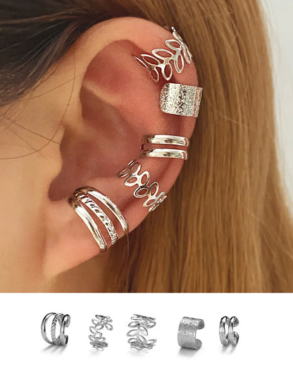 Delicate Tassel Clip-On Earrings – No-Piercing Ear Cuffs for Women, Fashion Jewelry Gifts
