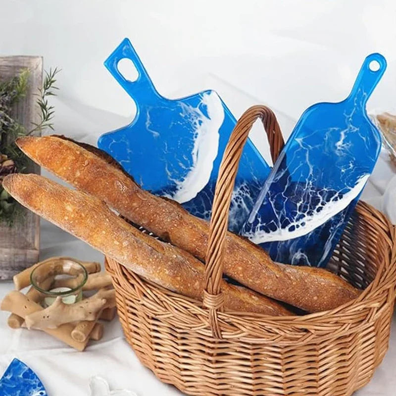 DIY Crystal Epoxy Resin Mold — Silicone Tray, Handle, Mirror & Swing Table Mold for Handmade Crafts