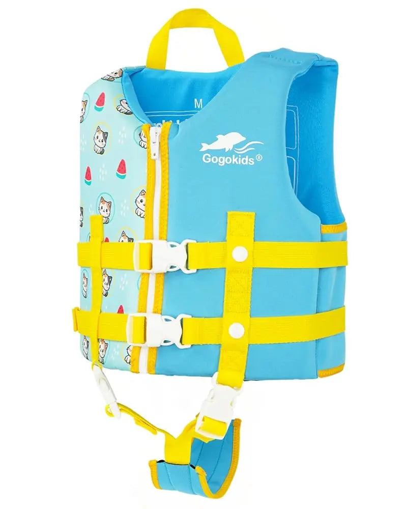 Gogokids Kids Life Jacket – Neoprene Float Vest for Toddlers, Swim Training & Buoyancy Swimwear