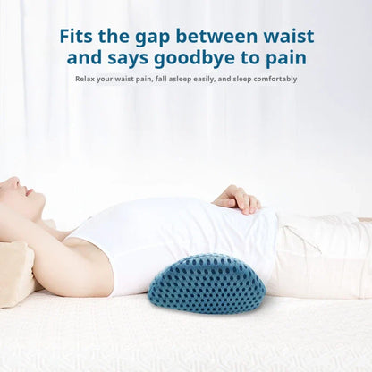 Breathable Memory Foam Cushion – Car Seat, Waist & Lumbar Support Pillow, Bed & Sleeping Interior Accessories