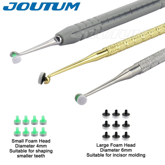 Dental Resin Filling Kit — Light Cure Resin, Molding Tools, Spatula, Mixing Handle & Foam Pads for Teeth Whitening