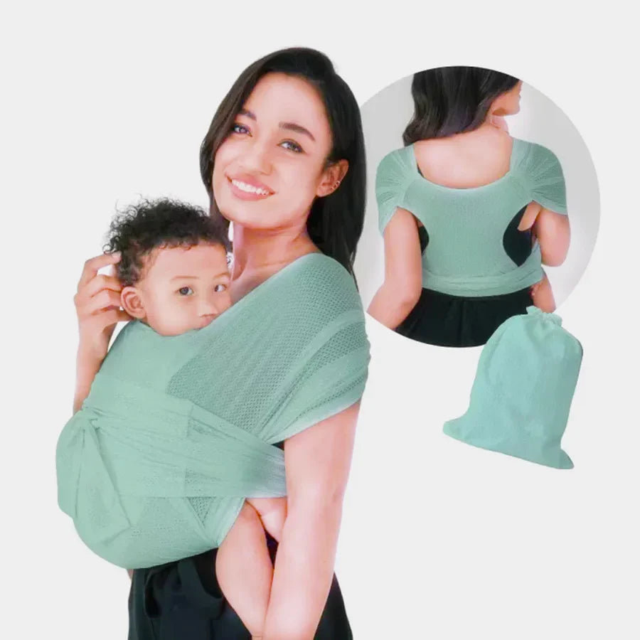 Minimalist X-Shaped Baby Sling - Multifunctional Easy Carry Wrap Towel Carrier for Children