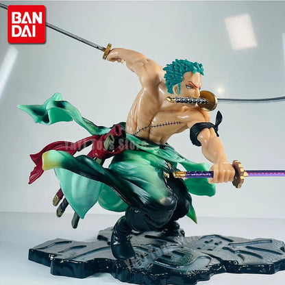 Roronoa Zoro Anime Figure - 10cm Three-Sword Style GK Manga Statue Collectible Model & Display Toy