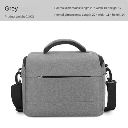 DSLR Camera Shoulder Bag – Portable Nylon Handbag & Crossbody Case for Sony, Nikon, Canon, Panasonic Equipment