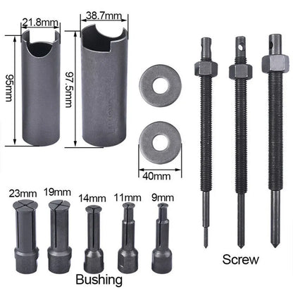 Bike & Motorcycle Bearing Puller Tool Kit — Bearing Disassembly & Extractor Set for Cycling Repair Accessories
