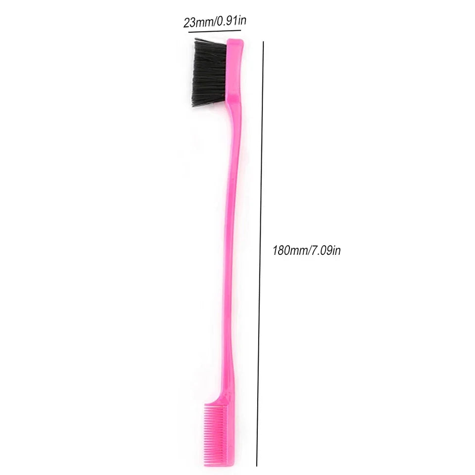 10/20PCS Double-Sided Hair Edge Control Brushes – Multifunctional Hair & Eyebrow Styling Tools