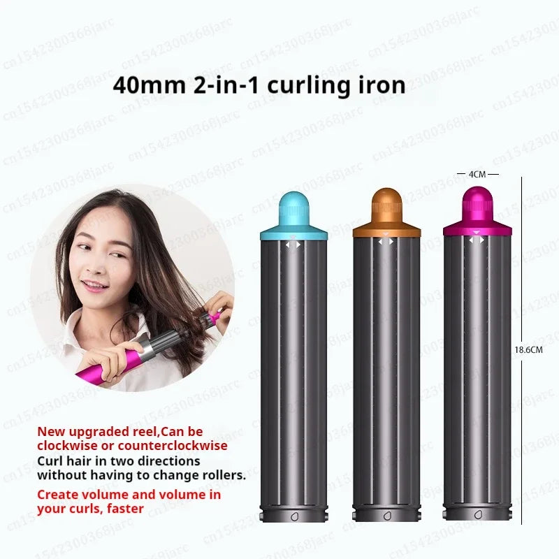 Hair Styler Nozzle for Dyson Airwrap HS01/HS05 – Multi Hair Curler & Smoothing Brush Accessory