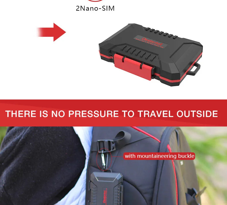 Desional E8 CFexpress & SD Card Case – Waterproof, Anti-Drop Memory Card Storage Box for TF & Phone Cards