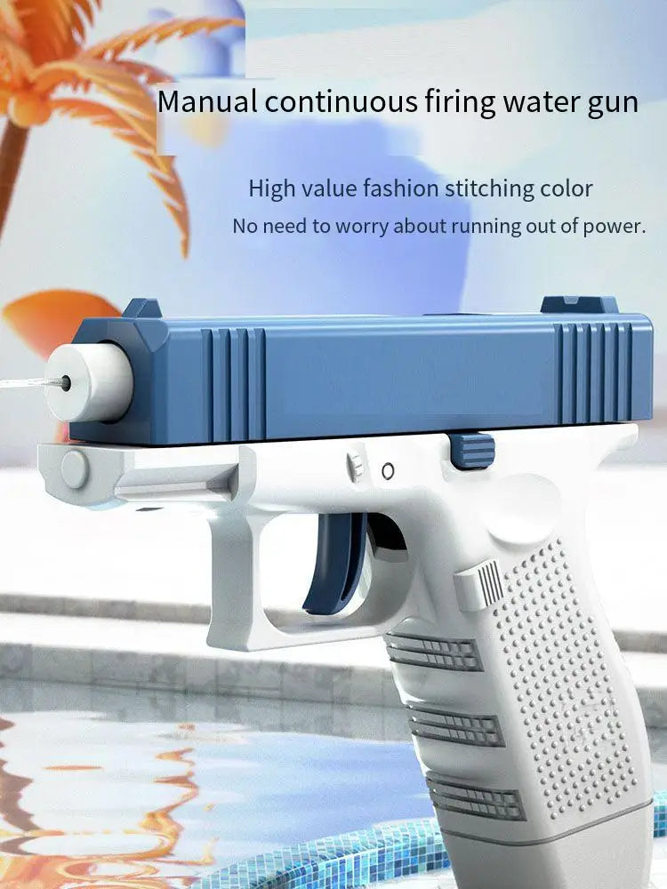 Summer High-Pressure Water Gun – Non-Electric Full Automatic Pistol for Kids, Boys, Girls & Adults