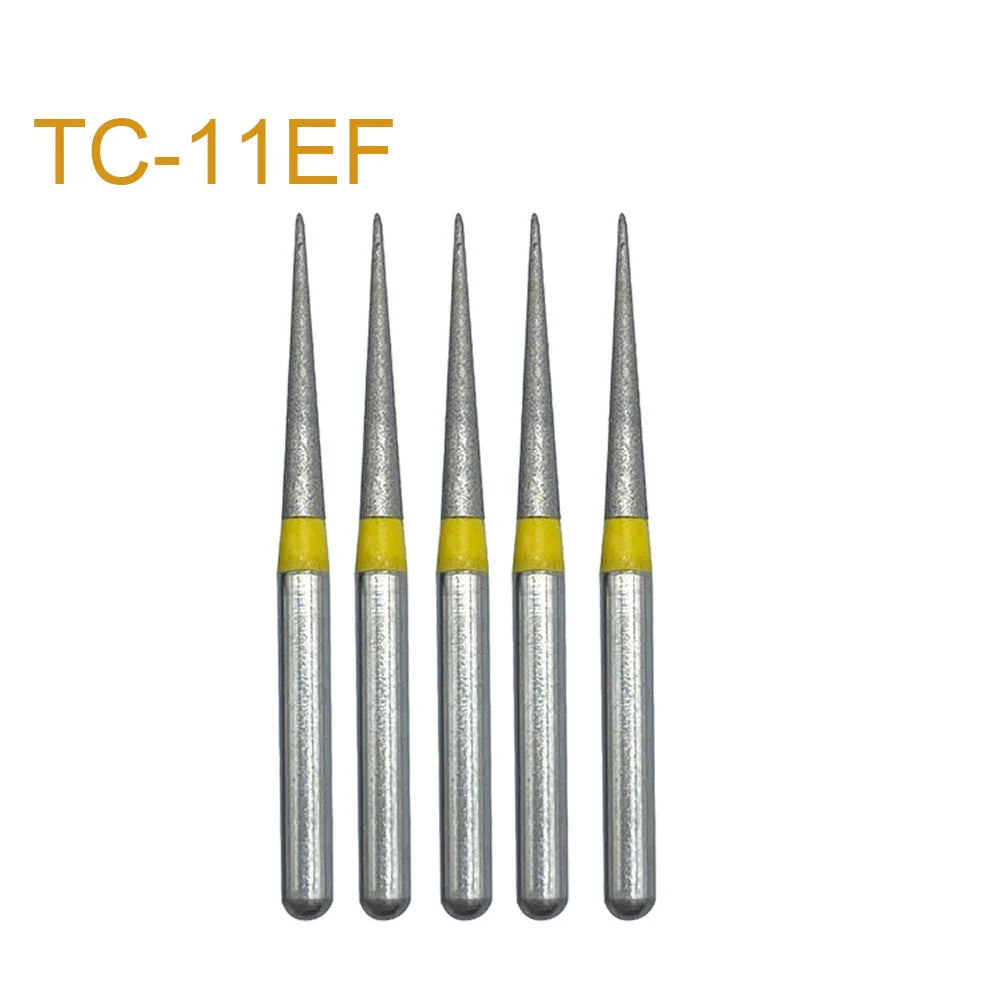 5pcs FG Dia 1.6mm Dental Drills – High-Speed Handpiece Diamond Burs for Teeth Whitening