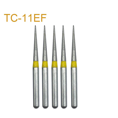 5pcs FG Dia 1.6mm Dental Drills – High-Speed Handpiece Diamond Burs for Teeth Whitening