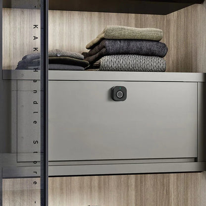 KAK Biometric Fingerprint Lock: Keyless Smart Cabinet & Drawer Lock - Anti-theft Door Hardware with Long Standby Time