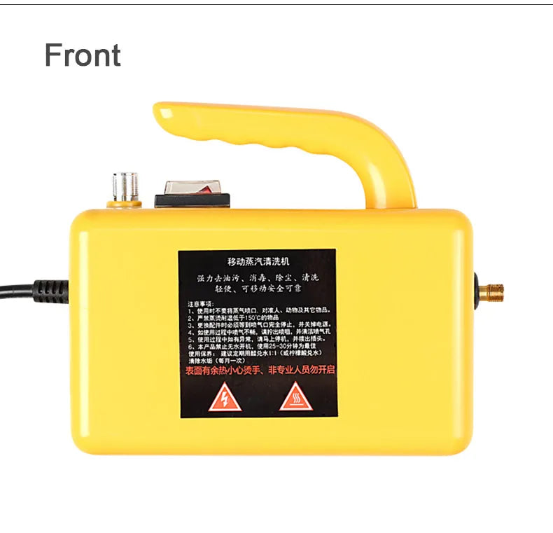 High-Temperature Steam Cleaner for Home Appliances – Sterilization, Kitchen Hood & Car Cleaner, US/EU Plug
