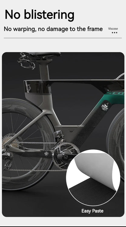 ENLEE Bicycle Frame Protection Sticker – Removable Anti-Scratch Tape for MTB Down Tube, Cycling Accessories