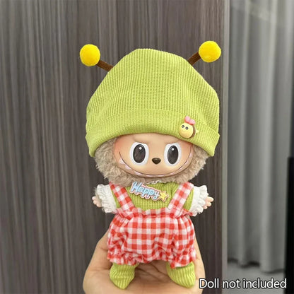 Mini Plush Doll Clothes Set – Kpop EXO Labubu V1 V2 Idol Doll Pit Strip Climbing Suit & Accessories, Clothing Gift