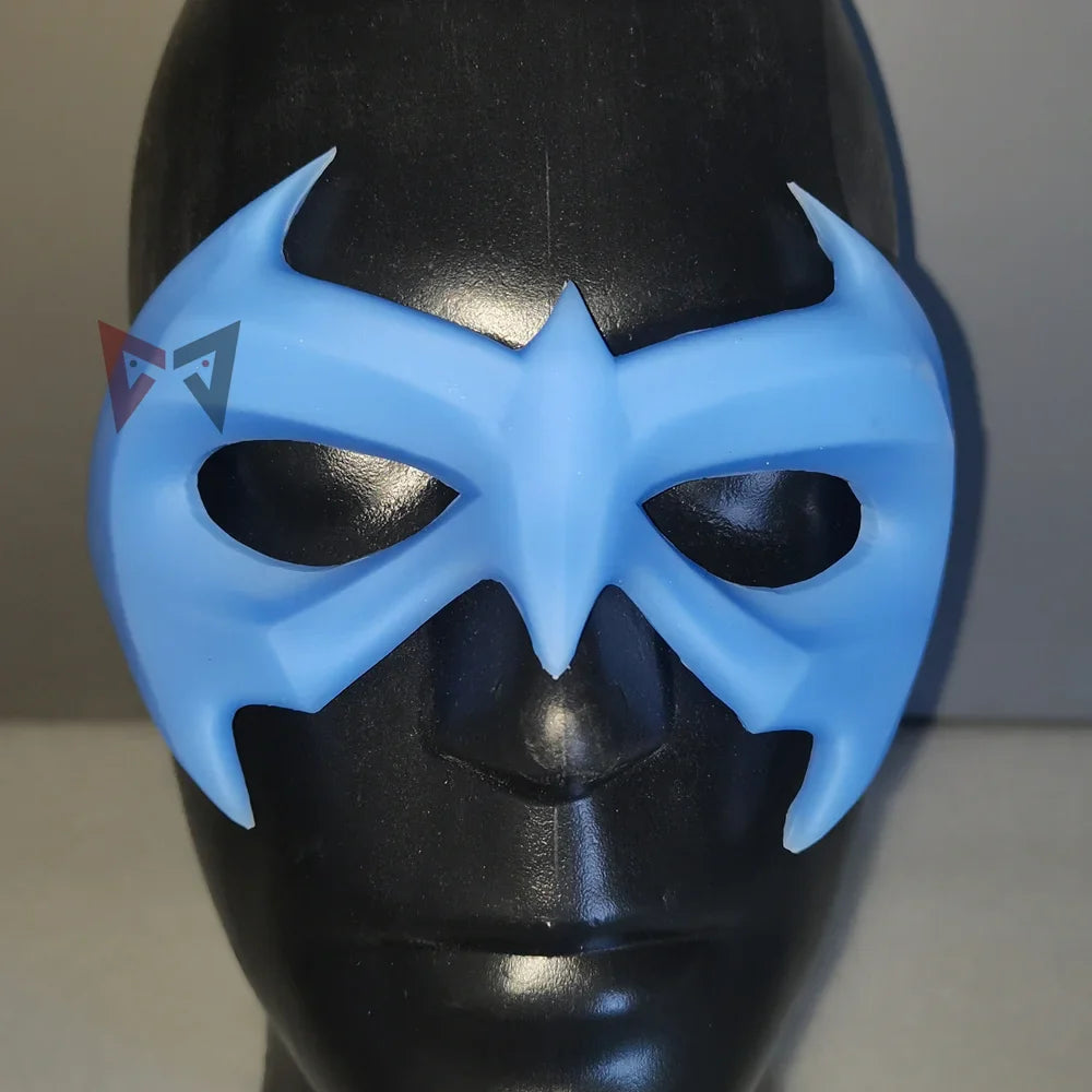 Handmade Nightwing Cosplay Eye Patch Mask – Blue Halloween & Christmas Party Accessory
