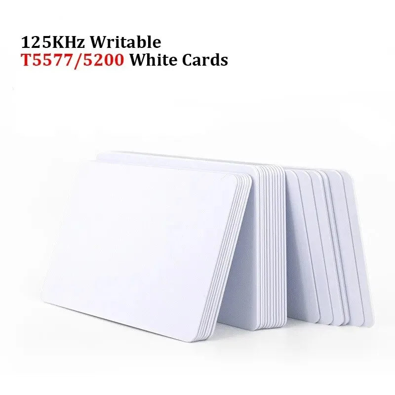 10/20PCS Rewritable 125KHz RFID T5577/5200/EM4305 Blank Access Control Cards – Smart Key Cards for Reading, Writing & Cloning