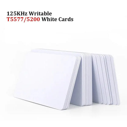 10/20PCS Rewritable 125KHz RFID T5577/5200/EM4305 Blank Access Control Cards – Smart Key Cards for Reading, Writing & Cloning