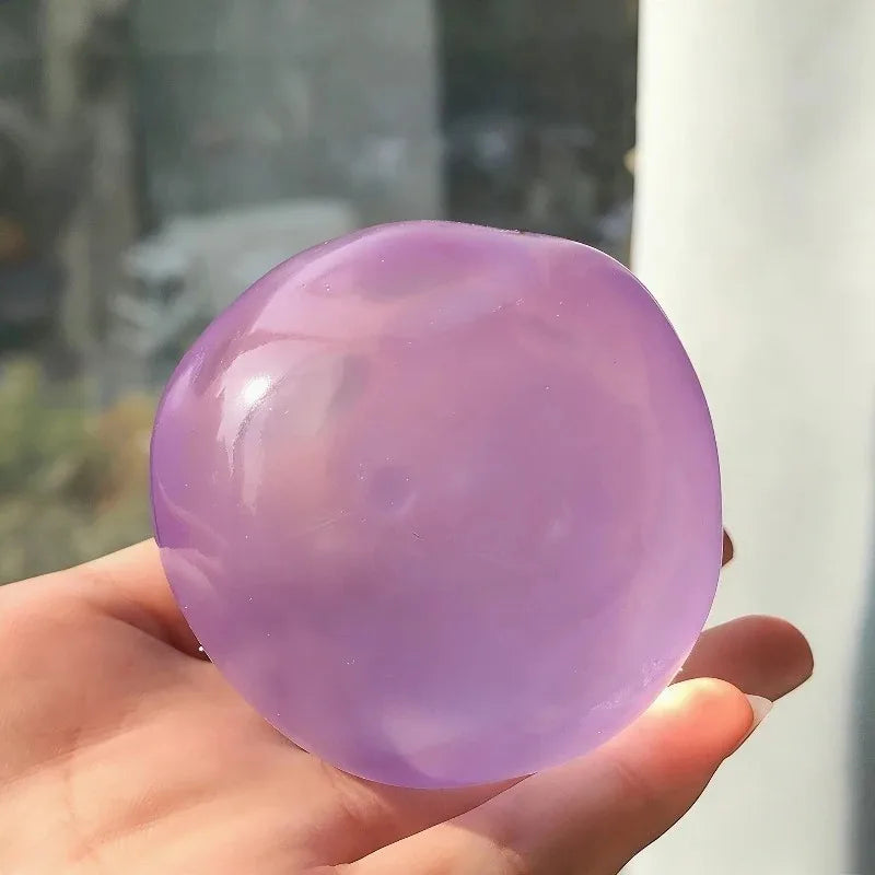 Moldable Pearl Coconut Oil Squishy Toy - Slow-Rising Sensory Stress Relief Ball