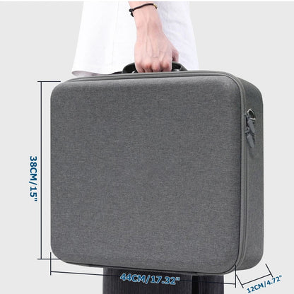 DATA FROG Portable Travel Storage Shoulder Bag – Waterproof Backpack for PS5 Console, Controller & Accessories